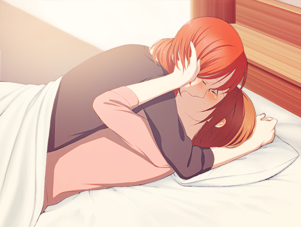 Новая юри хентай манга HonoMaki (Love Live) - Глава 3  (Утренний поцелуй)