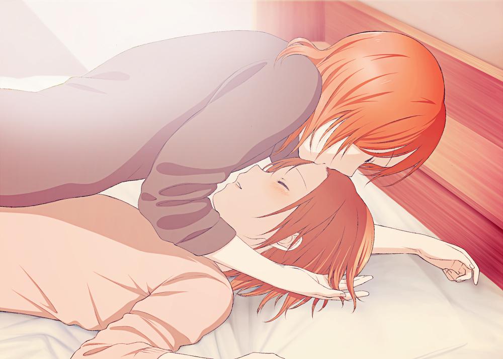 Новая юри хентай манга HonoMaki (Love Live) - Глава 3  (Утренний поцелуй)