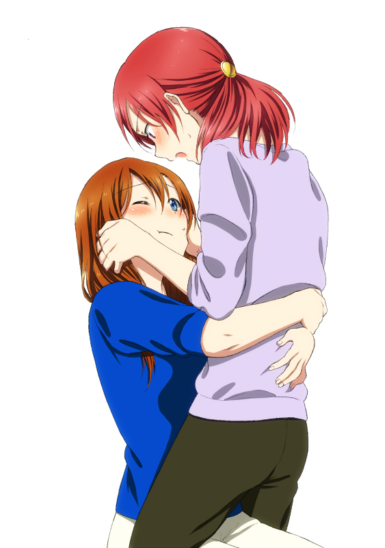 Новая юри хентай манга HonoMaki (Love Live) - Глава 3  (Утренний поцелуй)