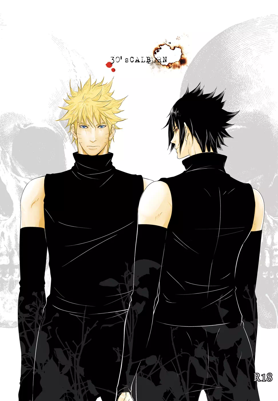 Яой хентай манга Наруто – 30's Calborn. Пейринг: Саске/Наруто