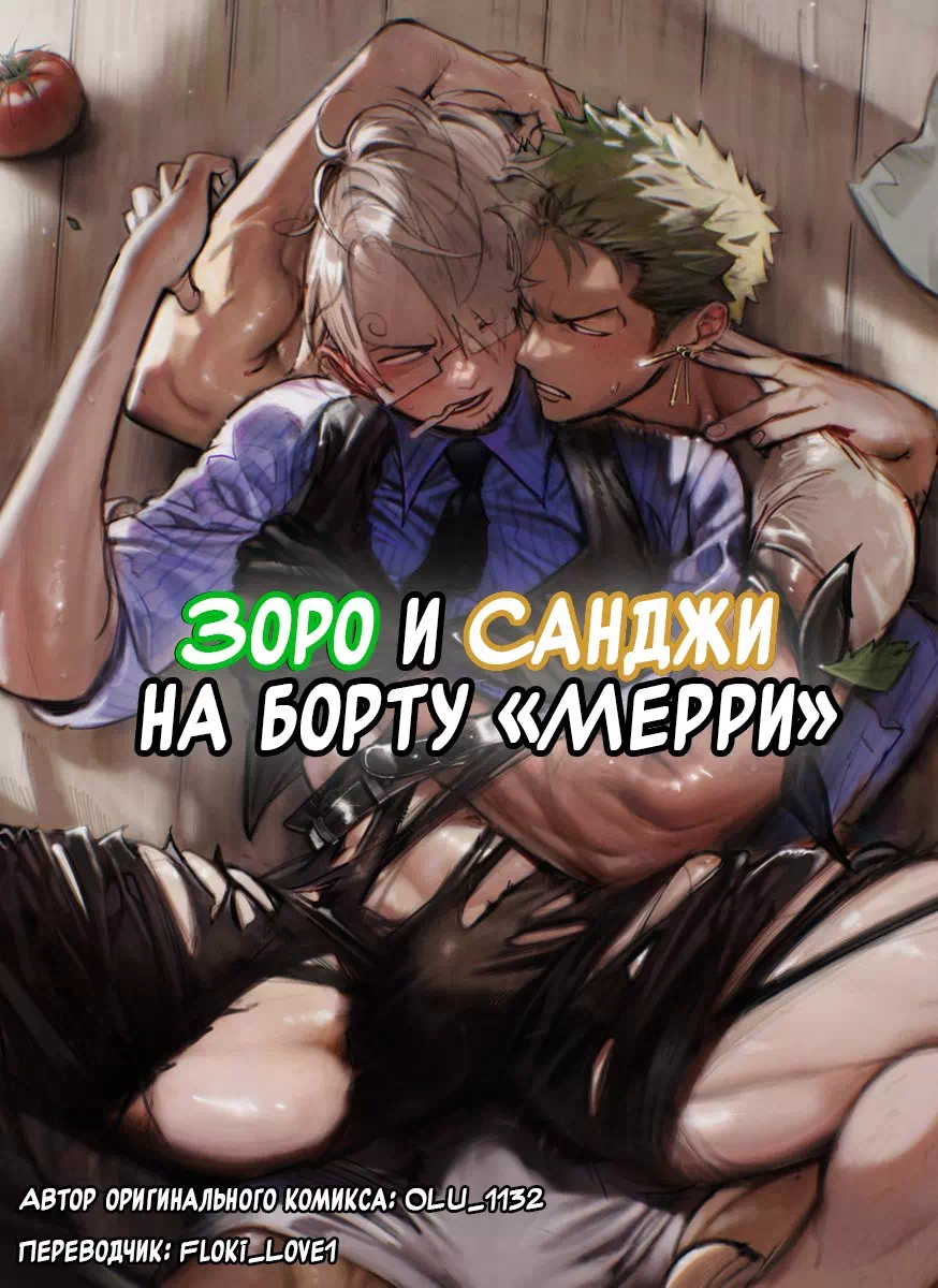 Яой порно комикс One Piece – Зоро и Санджи на борту "Мерри"