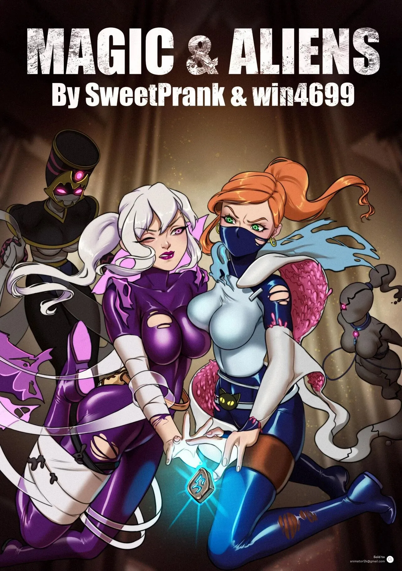 Порно комикс Ben 10 – Магия и пришельцы